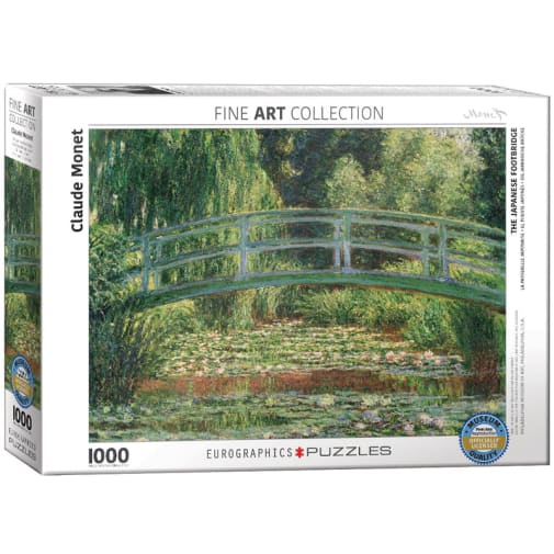 Eurographics Japanese Footbridge (Monet) 1000-piece Jigsaw Puzzle