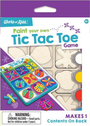 Paint Your Own Tic Tac Toe