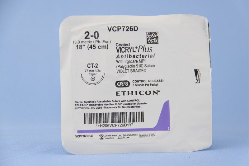 Coated Vicryl Plus Suture with Needle MK 458108