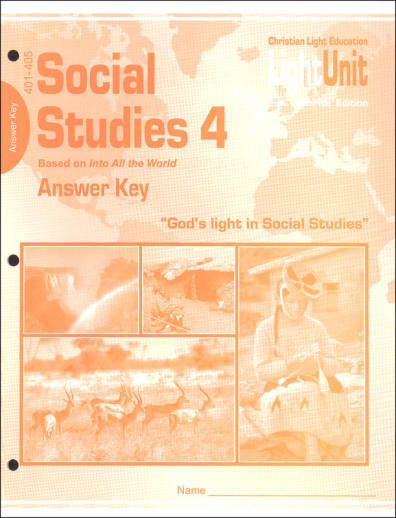 Social Stds 401-405 LightUnit A/K Sunrise Ed