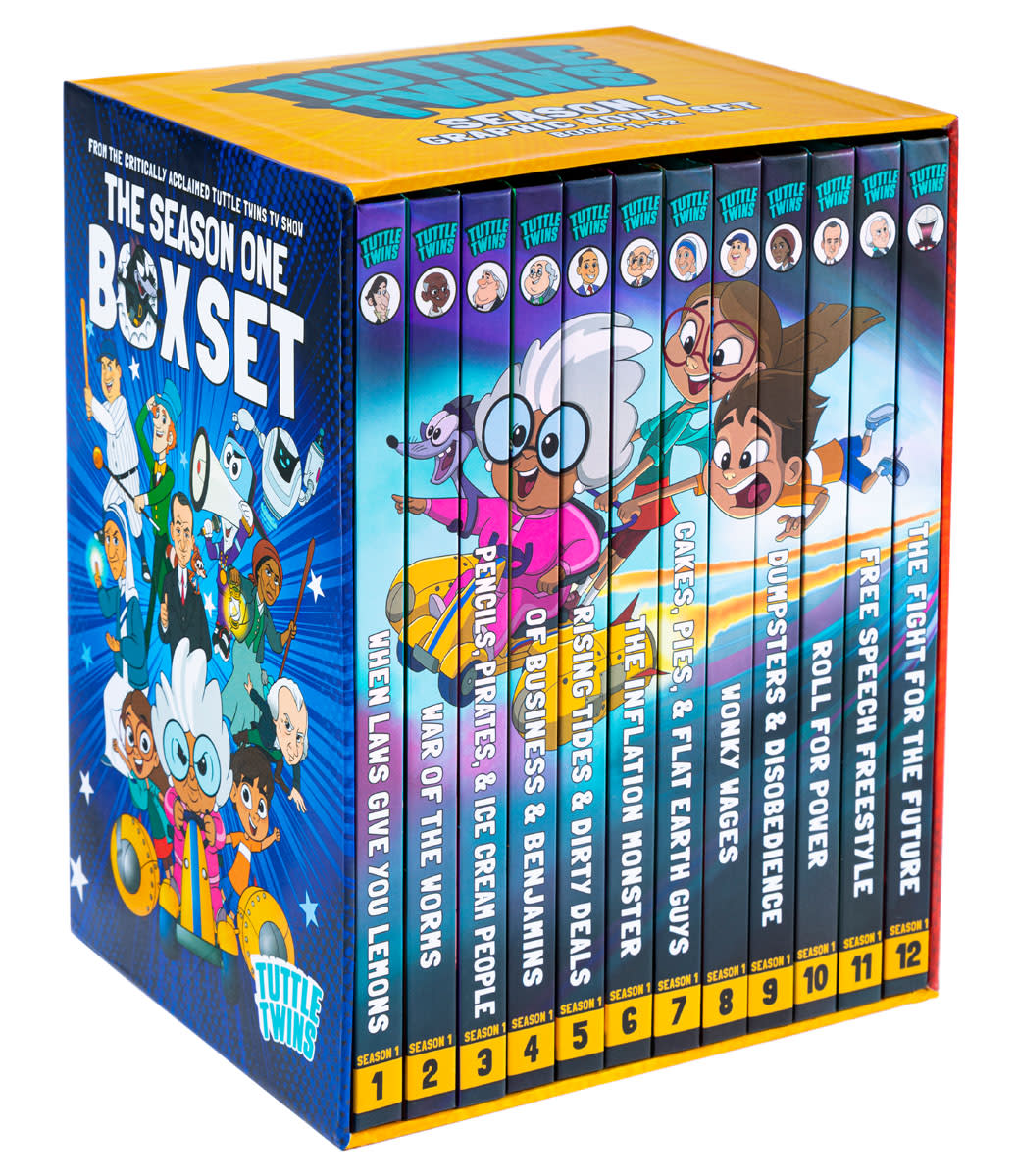 Tuttle Twins Season 1 Graphic Novel Hardcover Box Set