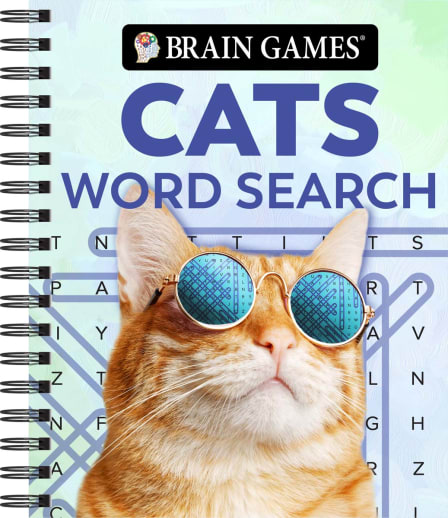 Word Search Puzzles - Cats (Brain Games)