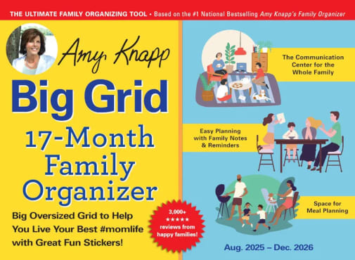 Amy Knapp's Big Grid Family Organizer 2026