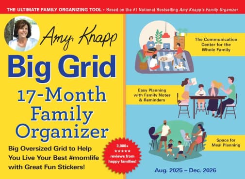 Amy Knapp's Big Grid Family Organizer 2027