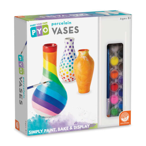Paint Your Own Porcelain Vases (3-Vase craft kit)