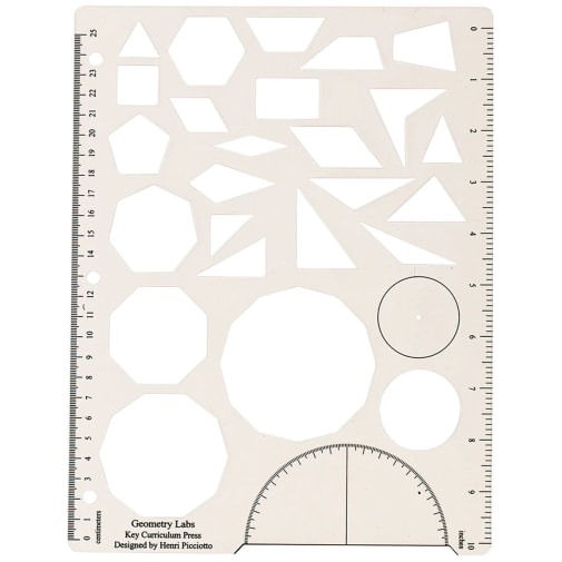 Geometry Drawing Template
