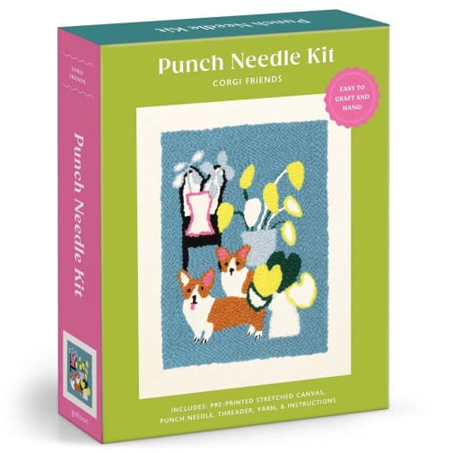 Corgi Friends Punch Needle Kit