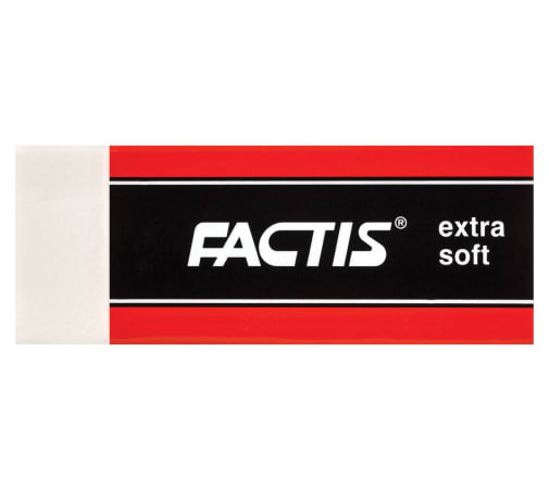 Extra Soft White Vinyl Eraser
