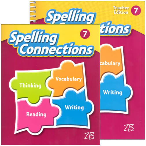 Zaner-Bloser Spelling Connections Grade 7 Homeschool Bundle (2016 edition)