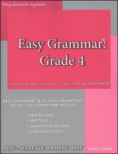 Easy Grammar Grade 4 Teacher Edition