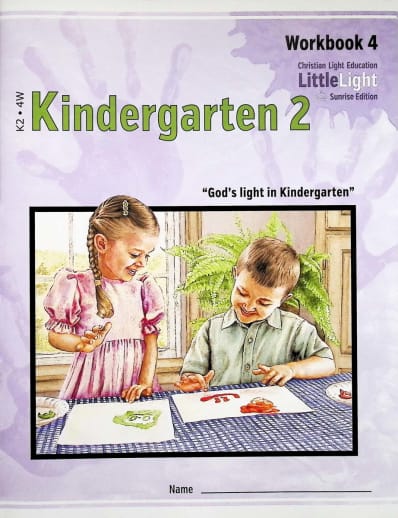 Kindergarten 2 - LittleLight Workbook 4