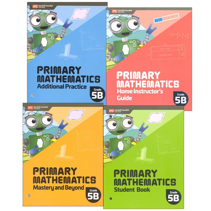 Primary Math 2022 Grade 5B Semester Set
