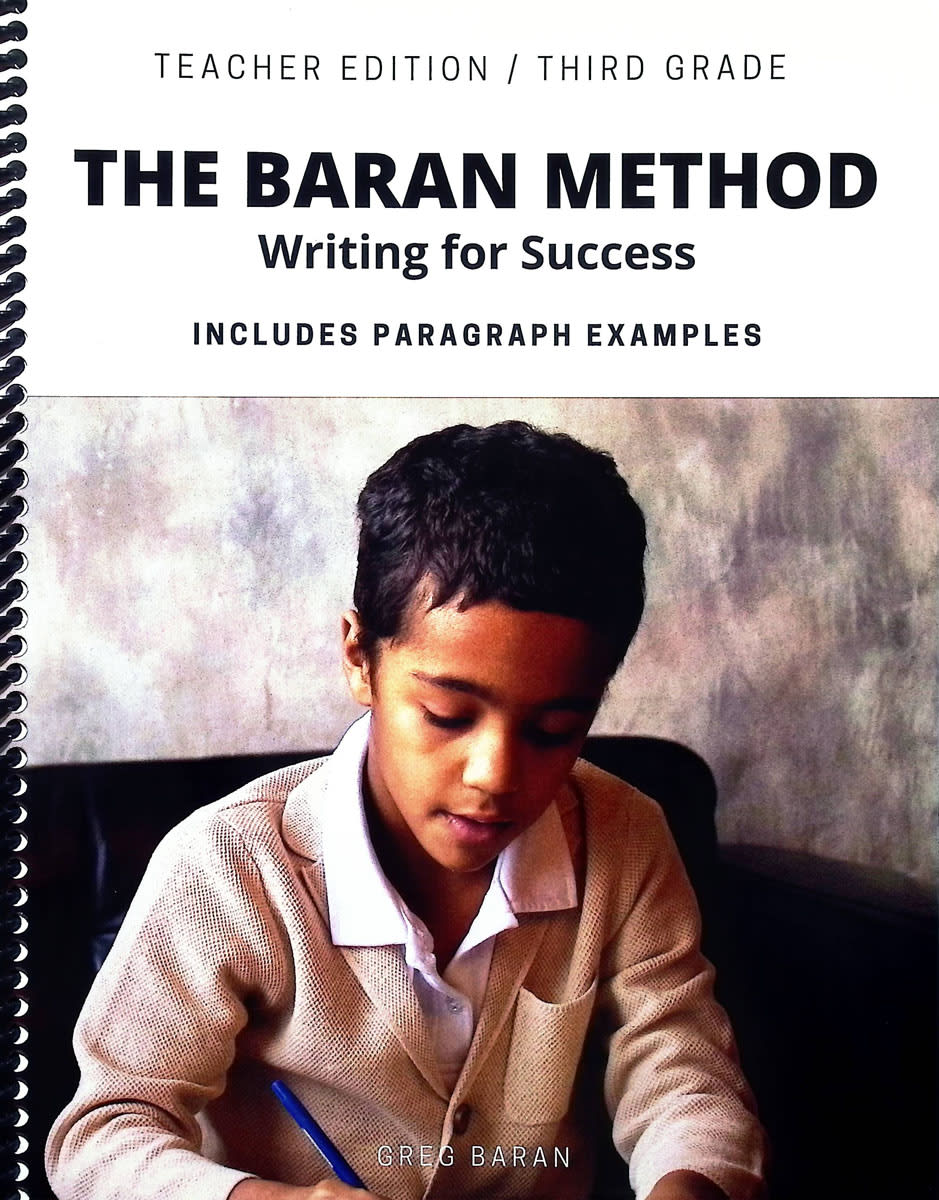 Baran Method Writing for Success Third Grade Teacher