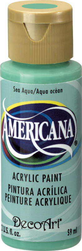 Decoart Americana Acrylics 2oz, 2 oz, Aqua