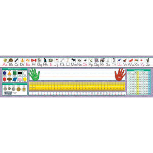 Canadian Primary Desk Plate -Traditional Manuscript