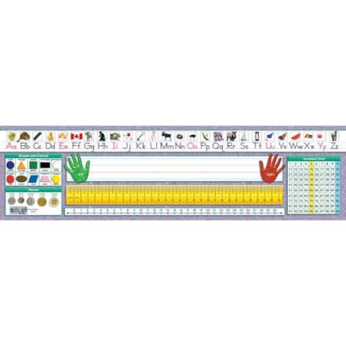 Canadian Primary Desk Plate -Traditional Manuscript
