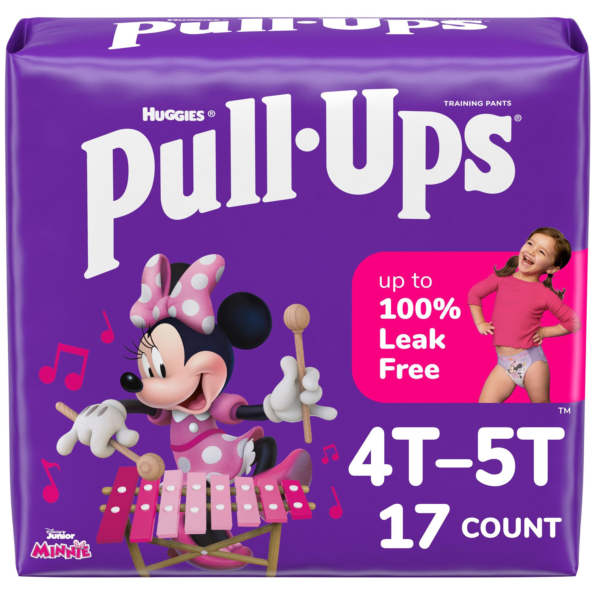 Pull-Ups Learning Designs for Girls Training Pants, 4T to 5T MK 1160321