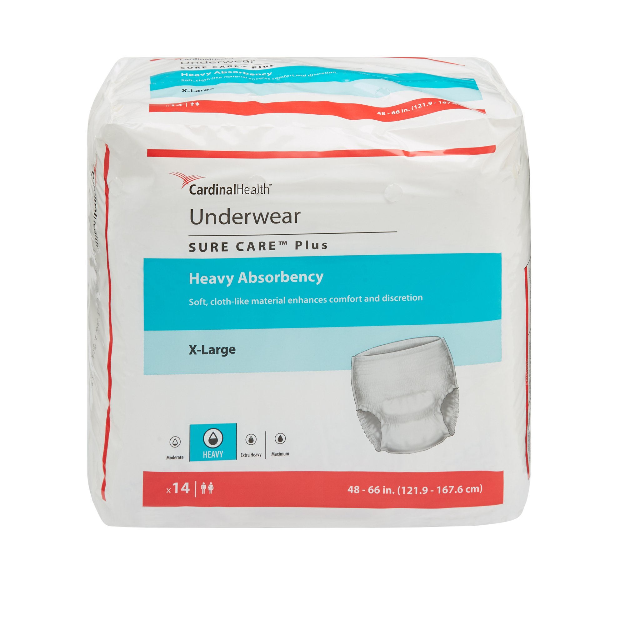 Sure Care Plus Heavy Absorbent Underwear, Extra Large MK 439577