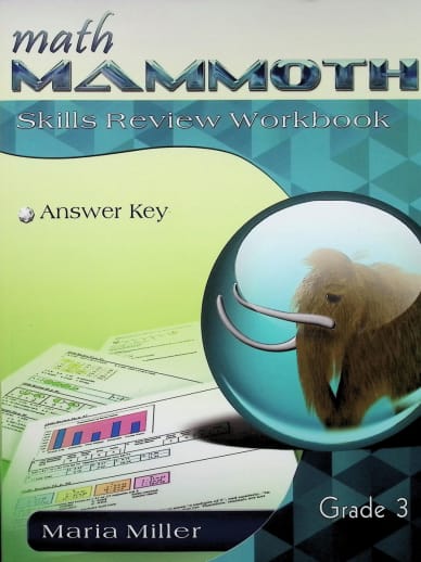 Math Mammoth Grade 3 Color Skills Review Workbook Answer Key (2024 Edition)