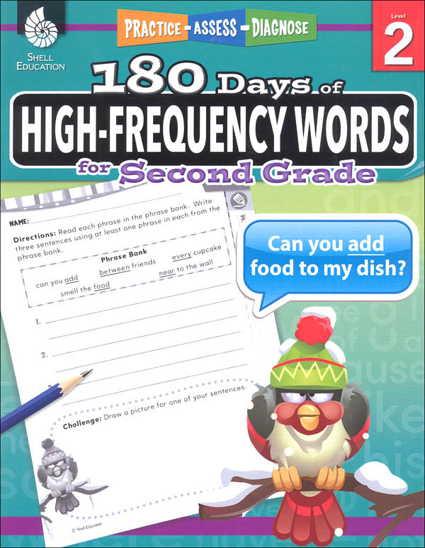 180 Days of High-Frequency Words for Second Grade