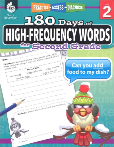 180 Days of High-Frequency Words for Second Grade