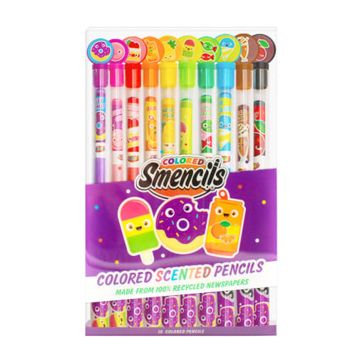 Smencils Colored Scented Pencils 10-pack