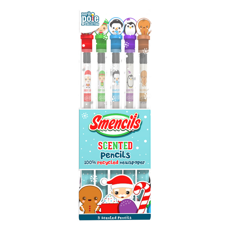 Smencils Pencils, Scented, No. 2 - 5 pencils