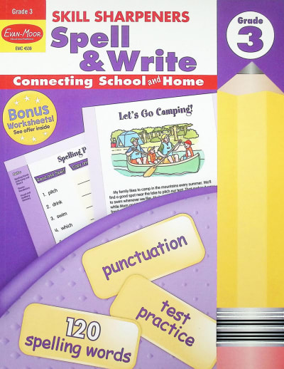 Skill Sharpeners: Spell & Write - Grade 3