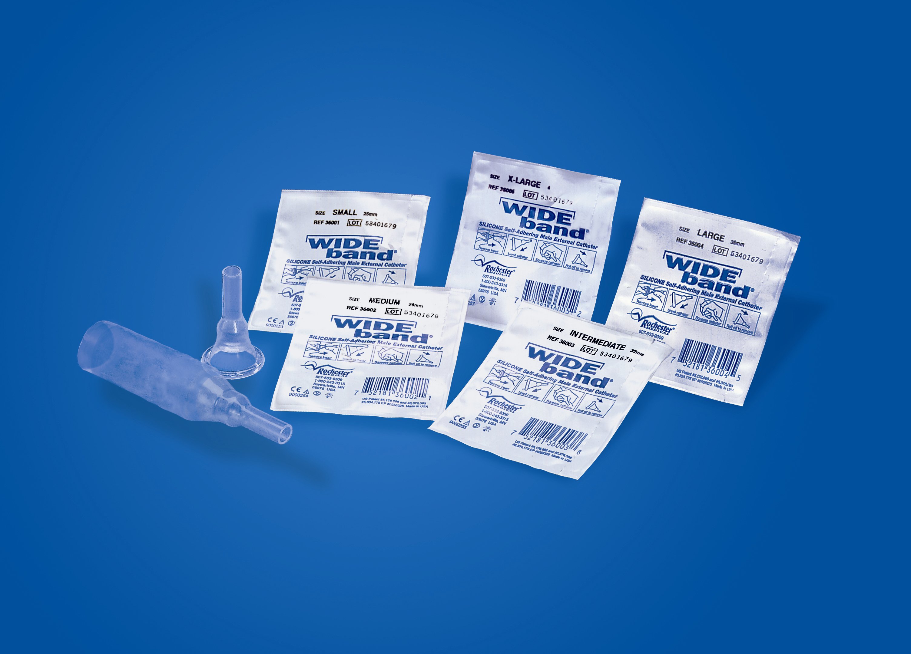 Bard Wide Band Male External Catheter, X-Large MK 334735