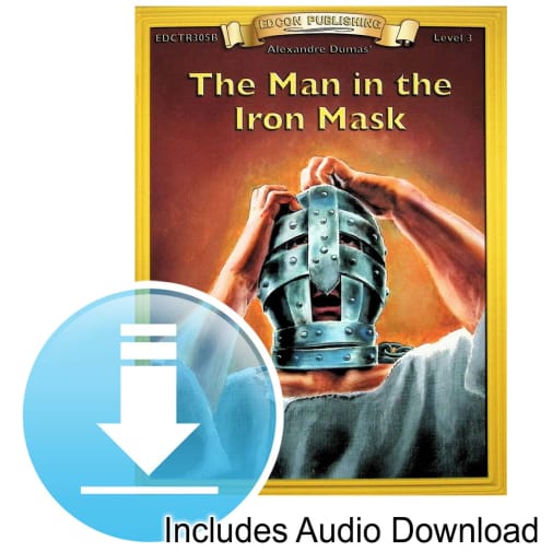 Man in the Irown Mask Worktext with Audio Download