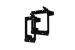 1-Gang Low Voltage Mounting Bracket For Cable Plate