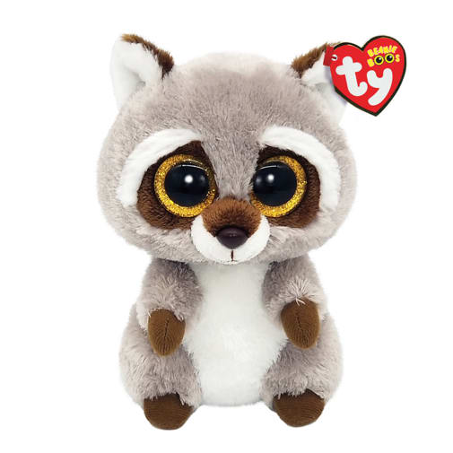 Oakie Raccoon Beanie Boo 8"