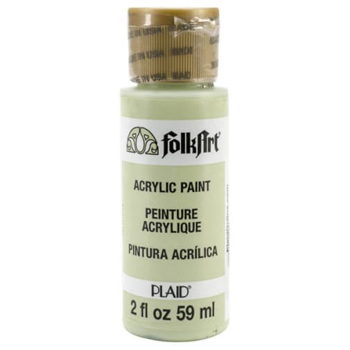 Folkart Color Acrylic Paint Soft Apple - 2 oz