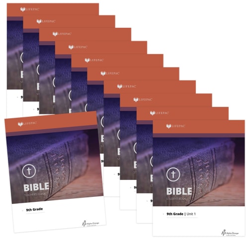 Bible 9 Lifepac Complete Boxed Set