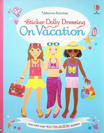 Sticker Dolly Dressing on Vacation