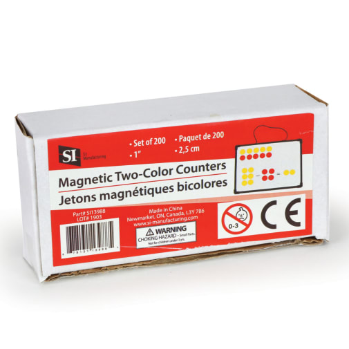 Magnetic Two Color Counters (Package of 200)