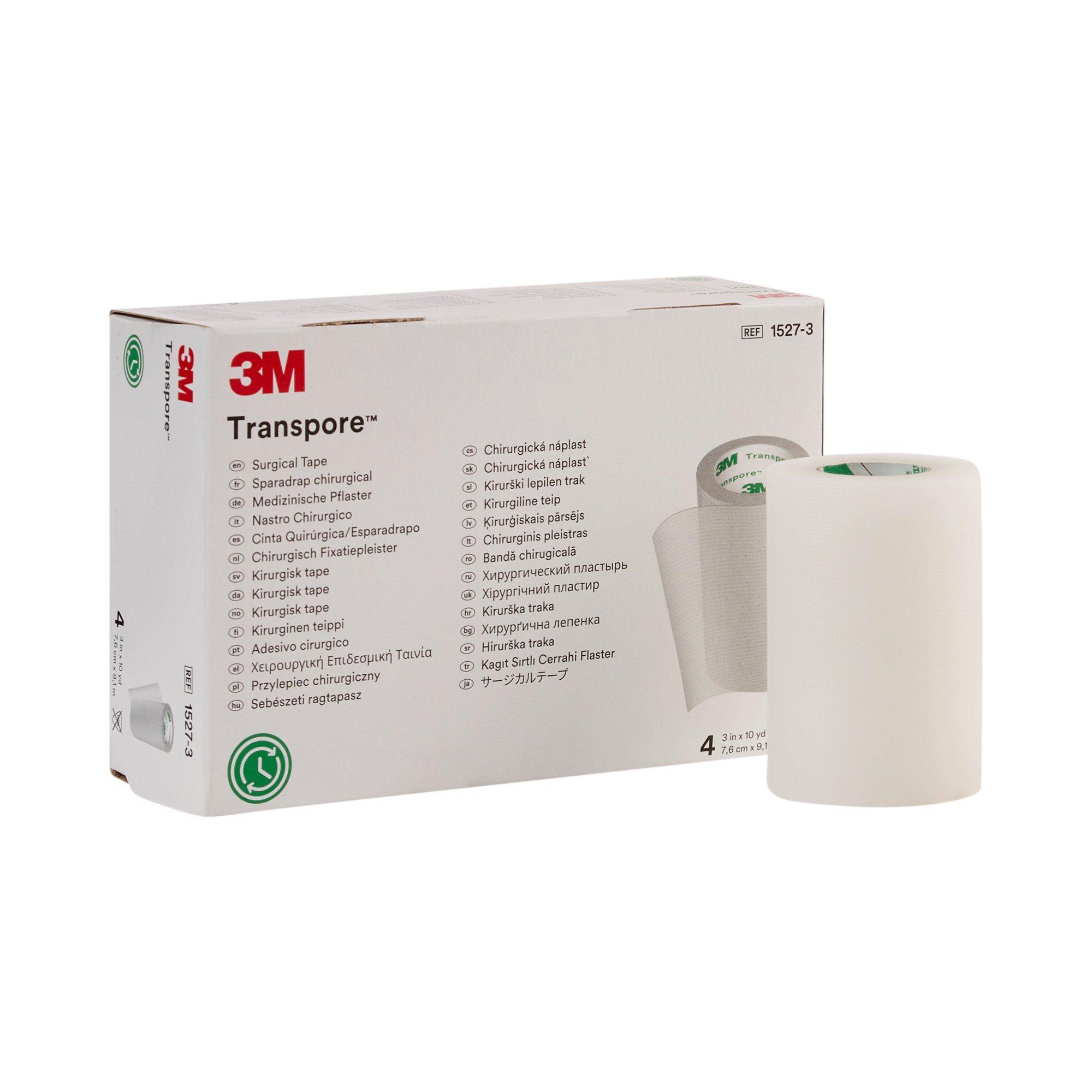 3M Transpore Plastic Medical Tape, 3 Inch x 10 Yard, Transparent MK 5765