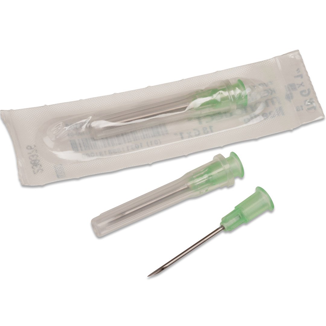 Monoject SoftPack Hypodermic Needle, 22 Gauge, 1-1/2 Inch Length MK 414577