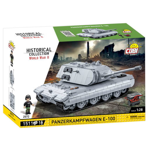 COBI Panzerkampfwagen E-100 Tank - 1511 pieces (World War II Historical Collection)