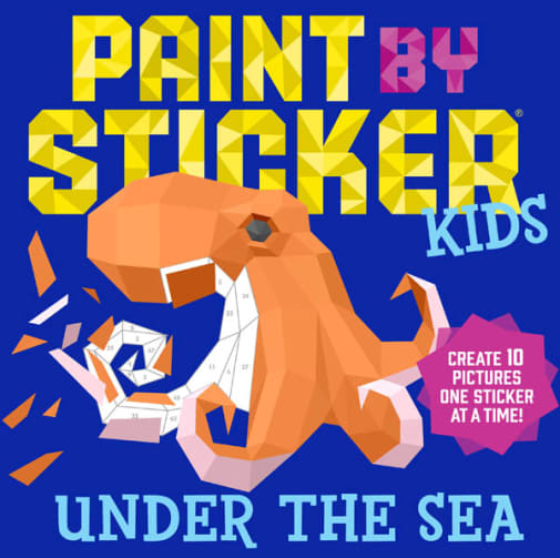 Paint By Sticker Kids: Under the Sea - Create 10 Sticker Art Pictures