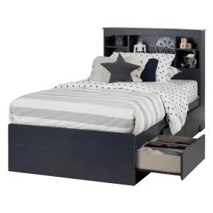 Mates Bed and Bookcase Headboard Set