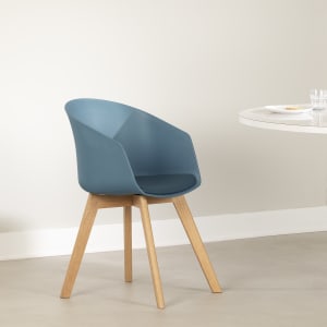Flam - Chair with Wooden Legs Flam - Chair with Wooden Legs