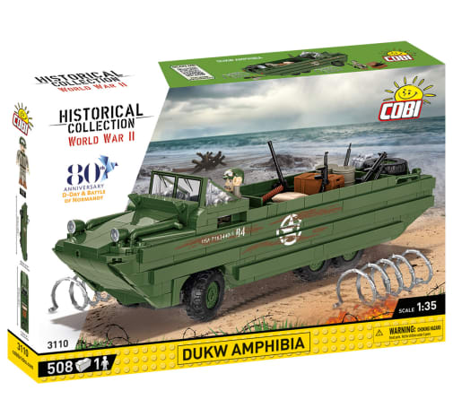 COBI DUKW Amphibia D-Day Landing Vehicle - 508 pieces (World War II Historical Collection)