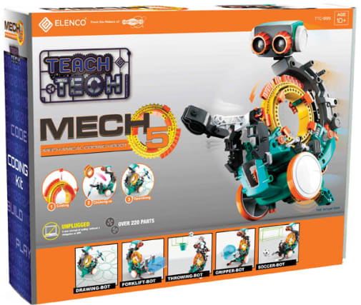 Teach Tech Mech 5 Mechanical Coding Robot