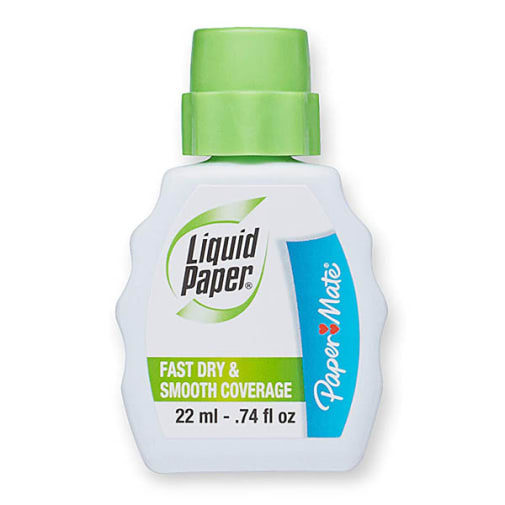 Liquid Paper Correction Fluid (Foam Brush)
