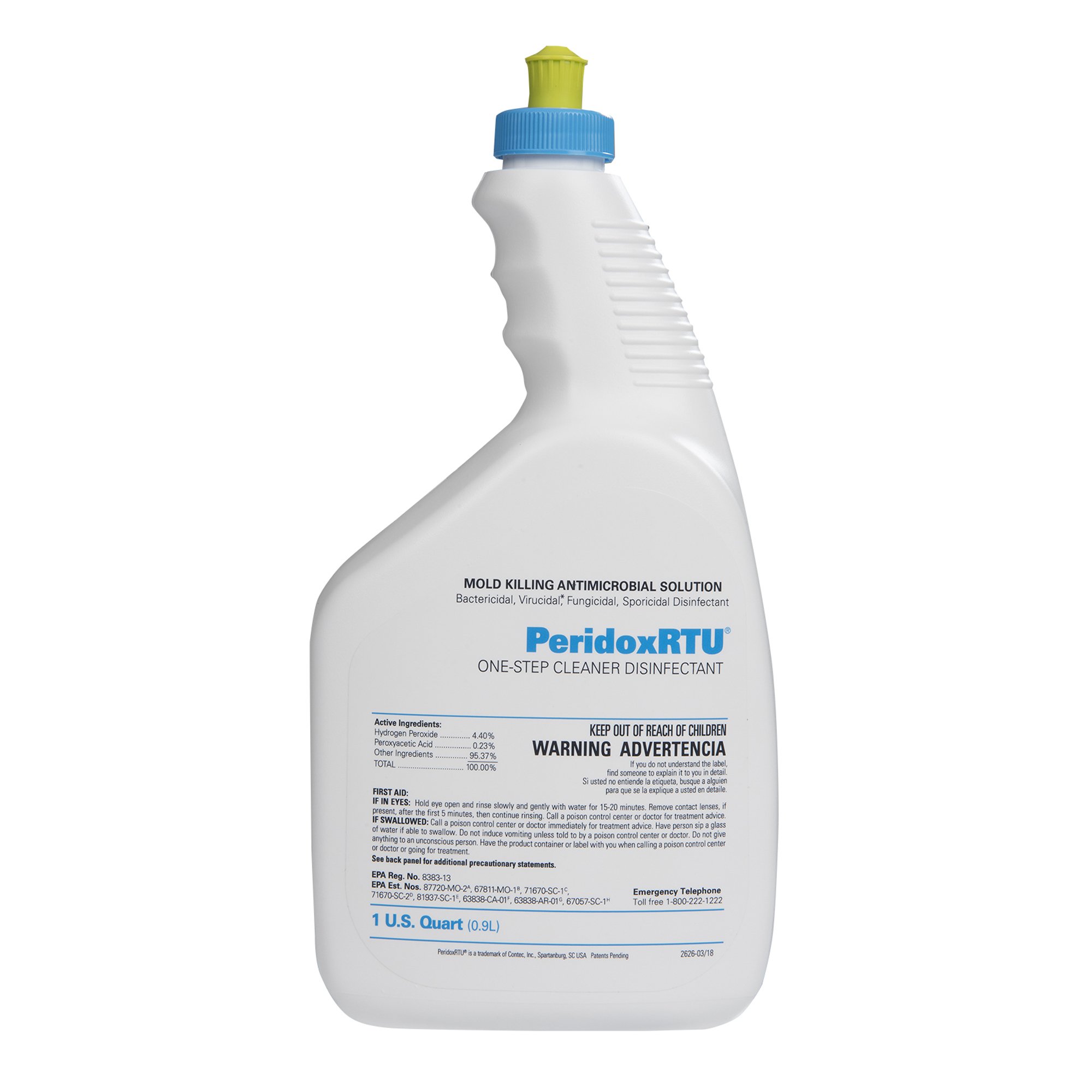 PeridoxRTU Sporicidal Peroxide Based Surface Disinfectant Cleaner, 32 ounces MK 1137904
