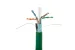 Cat6 Bulk Ethernet Cable, Shielded, Solid, CMR, Spool, 1000 ft, 550 Mhz, Green
