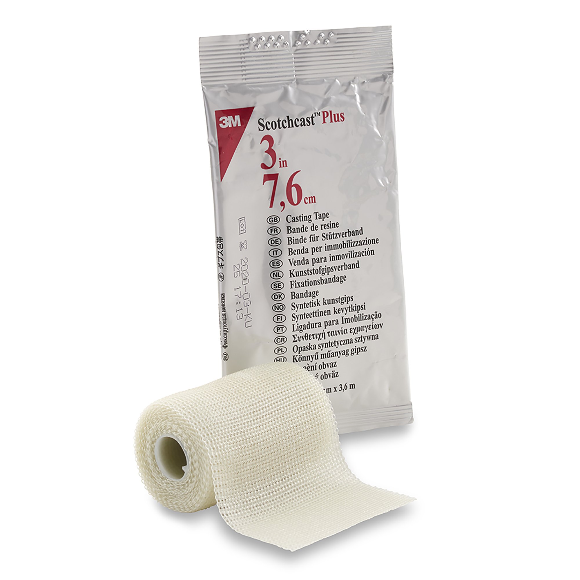 3M Scotchcast Plus White Cast Tape, 3 Inch x 4 Yard MK 979842