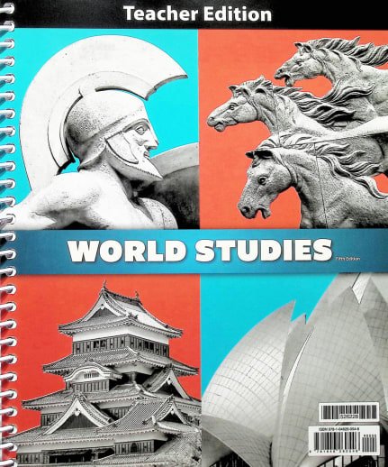 BJU Press World Studies Teacher Edition 5th Edition