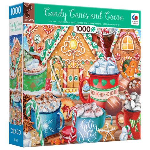 Ceaco Candy Canes & Cocoa Puzzle 1000 pieces